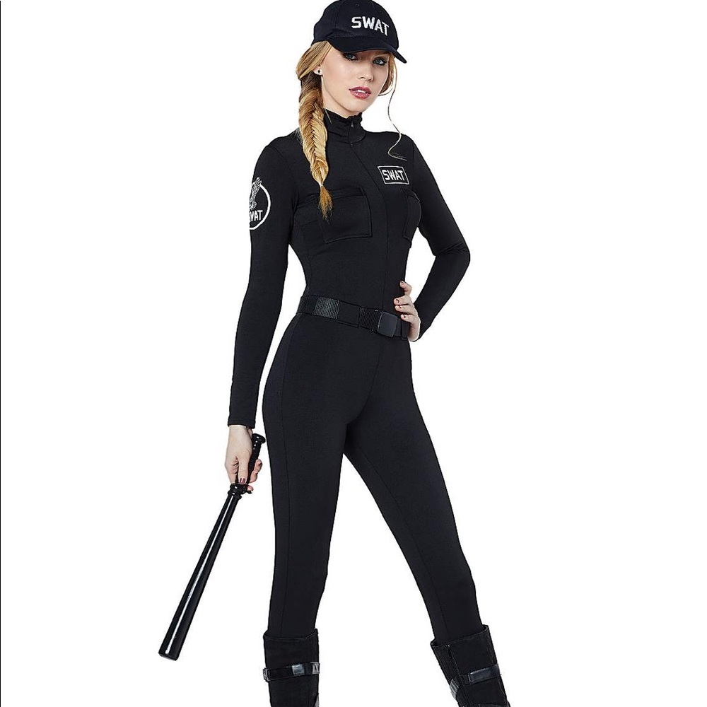 Adult SWAT Catsuit Costume